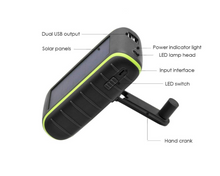 Hand Dynamo & Solar Energy Portable USB Charger