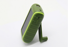 Hand Dynamo & Solar Energy Portable USB Charger